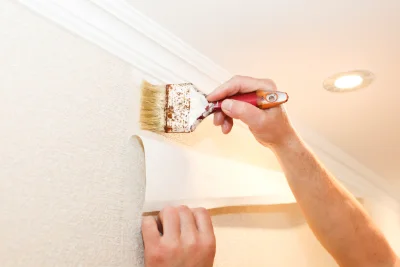 Pose de papier peint à Vergoignan — revêtements muraux et toiles de verre